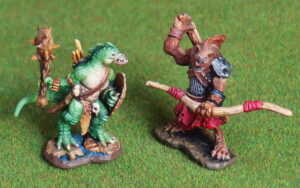 L'homme-lézard et le gnoll