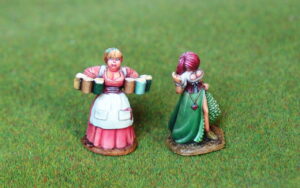 2 villageoises : une serveuse et une catin