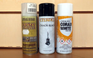 Peintures et vernis en bombe