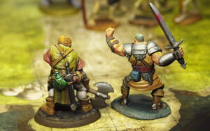 Les bandits, de dos